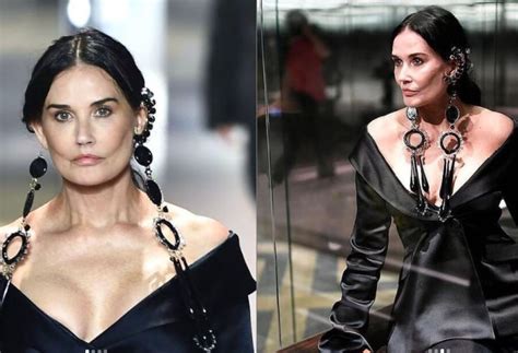 demi moore alla sfilata di fendi|demi moore latest news.